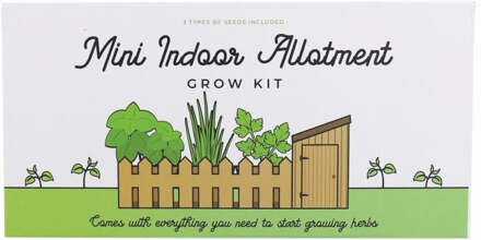 Gift Republic DIY kit - Mini Indoor Allotment Grow Kit Multicolor