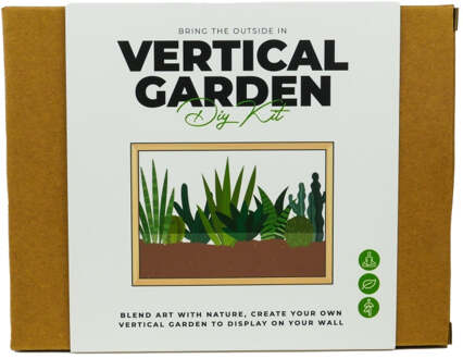 Gift Republic DIY kit - Verticale Tuin Bruin
