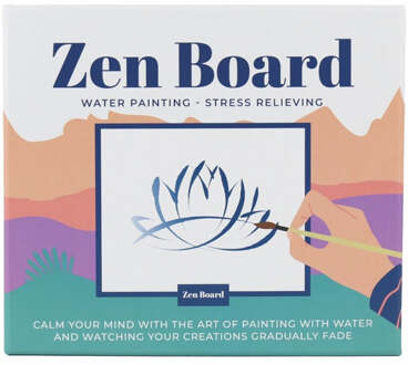 Gift Republic DIY kit - Zen Board Water Painting Multicolor