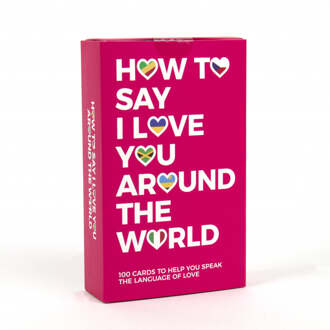 Gift Republic How To Say I Love You Around The World Roze