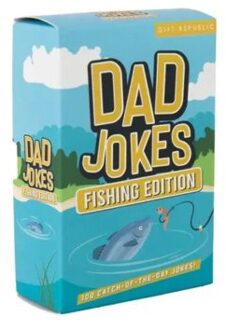 Gift republic kaartenset - dad jokes: fishing