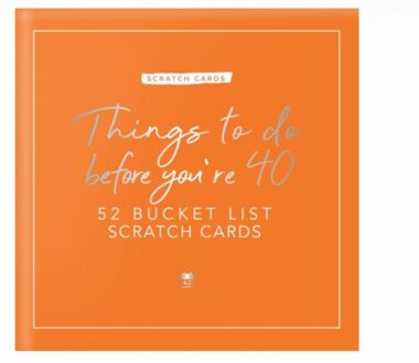 Gift republic kraskaarten - things to do before you’re 40