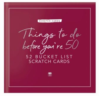 Gift republic kraskaarten - things to do before you’re 50