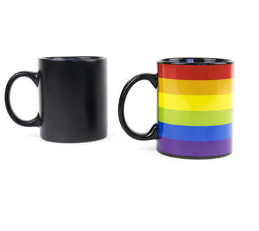 Gift Republic Mok warmtegevoelig - Heat Reveal Mug - Rainbow