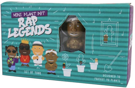 Gift Republic Plantenpot decoratie - Rap Legends