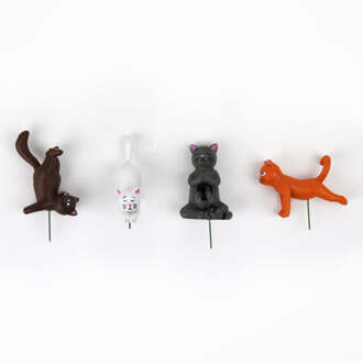 Gift Republic Plantenpot decoratie - Yoga Kat