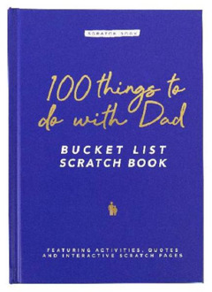 Gift Republic Scratch book Dad Edition Blauw