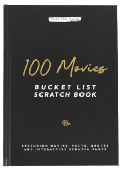Gift Republic Scratch book - Movie Edition Zwart
