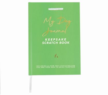 Gift Republic Scratch Book - My Dog Journal Groen