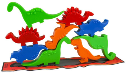 Gift Republic Stapelspel - Stackosaurus Multicolor