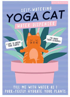 Gift Republic Waterdruppelaar - Yoga Kat