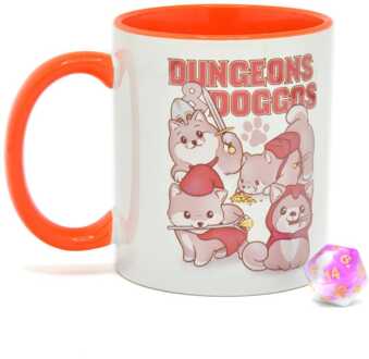 Gift Set Mug & Dice D20 Dungeons & Doggos