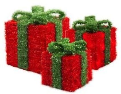 Giftbox set a3 rood/groen