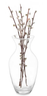 Giftdecor Bloemenvaas klassiek - transparant glas - D13 x H26 cm - klassiek model - boeketvaas - 5 liter