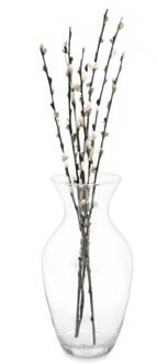 Giftdecor Bloemenvaas klassiek - transparant glas - D18 x H37 cm - klassiek model - boeketvaas - 5 liter