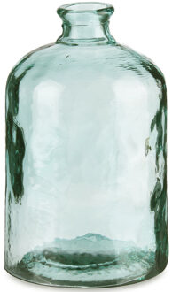 Giftdecor Bloemenvaas Primavera - transparant - gerecycled glas - D18 x H31 cm