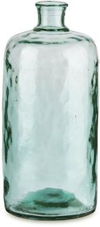 Giftdecor Bloemenvaas Primavera - transparant - gerecycled glas - D19 x H42 cm