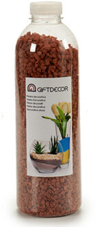 Giftdecor Decoratie steentjes/kiezeltjes fijn chocolade bruin 1,5 kg