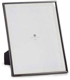 Giftdecor Fotolijstje voor 20 x 25 cm foto - zwart - metaal - frame 23 x 28 cm - passe partout
