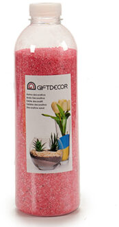 Giftdecor Hobby/decoratiezand fuchsia roze 1,5 kg