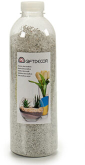Giftdecor Hobby/decoratiezand lichtgrijs 1,5 kg - Hobbydecoratieobject
