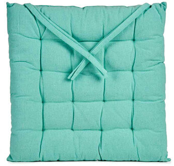 Giftdecor Stoelkussen Decorama - binnen/buiten - mintgroen - 40 x 40 x 5 cm - polyester