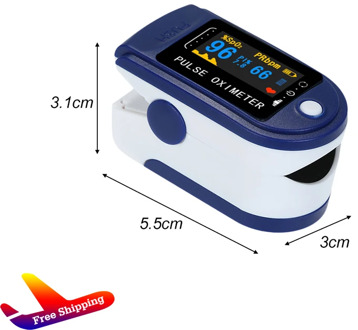 Gifts for the elderly OLED Blood Oxygen Machine Blood Oxygen Saturation Test Blood Oxygen Household Finger Clip Machine