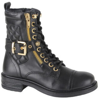 GIGA G4343-a46 meisjes veterboots - maat 31 Zwart