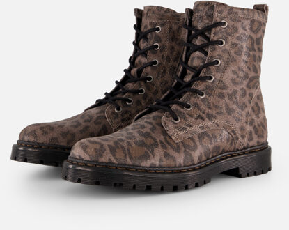 GIGA Leopard Veterboots bruin Leer - 34,35,36,37,38