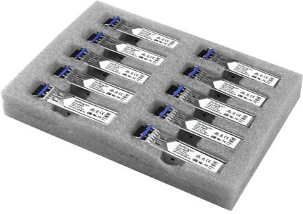 Gigabit Fiber SFP Transceiver Module - Cisco GLC-LH-SM Compatibel - SM/MM LC - 10 stuks