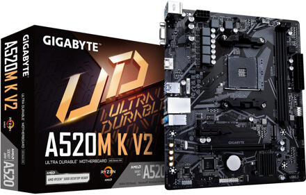 Gigabyte A520M K V2 moederbord