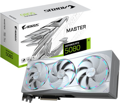 Gigabyte AORUS GeForce RTX 5080 MASTER ICE 16G Grafische kaart