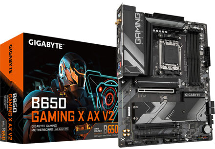 Gigabyte B650 GAMING X AX V2 moederbord AMD B650 Socket AM5 ATX