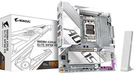 Gigabyte B850M AORUS ELITE WIFI6E ICE Moederbord