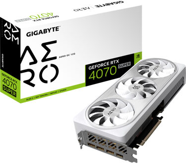 Gigabyte GeForce RTX 4070 SUPER AERO OC 12G Grafische kaart