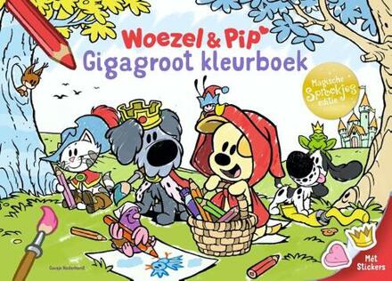 Gigagroot Kleurboek Sprookjes - Woezel & Pip - Guusje Nederhorst