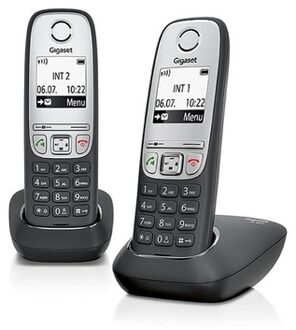 Gigaset A415 DUO Dect telefoon Zwart