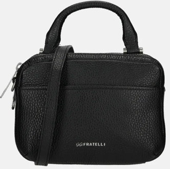GiGi Fratelli crossbody tas black Zwart