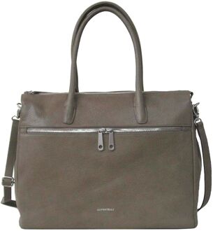 GiGi Fratelli laptoptas 15.6 inch taupe
