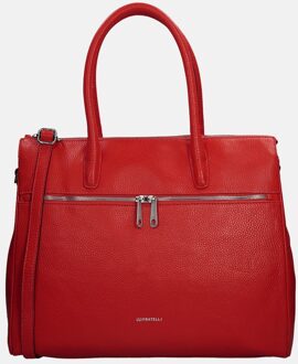 GiGi Fratelli Laptoptas Romance Business Leer - rood