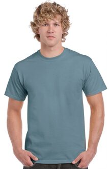 Gildan Basic t-shirt - stone blauw - voor heren - shirts - korte mouwen - ronde hals - katoen