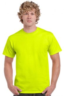 Gildan Fel gekleurd neon geel t-shirt
