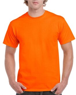 Gildan Fel oranje shirt voor volwassenen 2XL