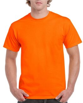 Gildan Fel oranje shirt voor volwassenen L