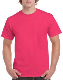Gildan Fuchsia roze katoenen shirt voor volwassenen M (38/50)
