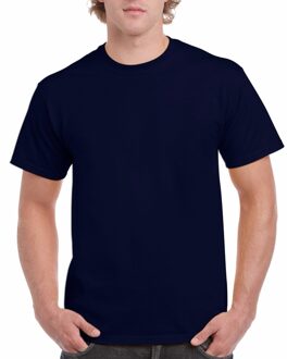 Gildan Navy blauw katoenen shirt voor volwassenen 2XL (44/56)