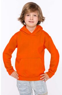 Gildan Oranje sweater/trui hoodie voor jongens - Holland feest kleding voor kinderen - Supporters/fan artikelen L (10/12)