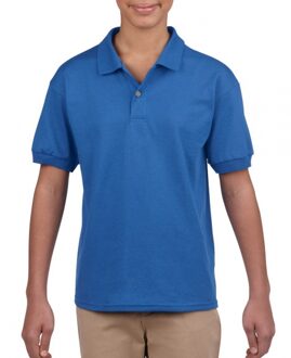 Gildan poloshirt - voor kinderen - blauw - jongens/meisjes - katoen/polyester