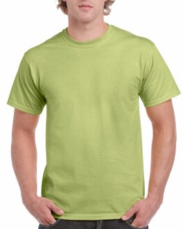 Gildan T-shirt - pistache groen - heren - zware kwaliteit - basic shirt - katoen - korte mouwen