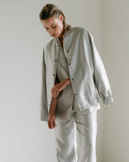 Gilet hopeaa - maat M Zilver